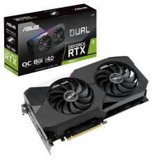 Видеокарта ASUS DUAL-RTX3060Ti-O8G-V2 8GB, GDDR6/256-bit