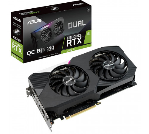 Видеокарта ASUS DUAL-RTX3060Ti-O8G-V2 8GB, GDDR6/256-bit