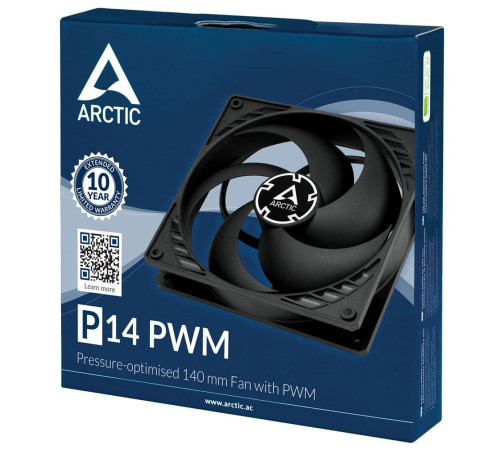 Вентилятор для корпуса Arctic Cooling P14 PWM PST, черный