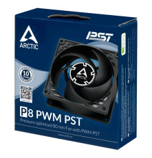 Вентилятор для корпуса ARCTIC Cooling P8 PWM PST, черный