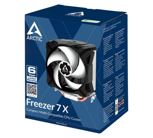 Вентилятор для процессора Arctic Cooling Freezer 7 X, черный/белый