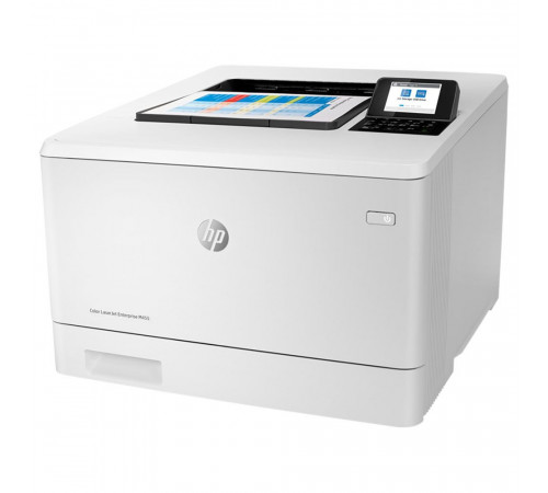Принтер HP  Color LaserJet Pro M455dn A4, лазерный, цветной, 27стр/мин, 600dpi, 800МГц, 1280Мб, 300+50, AirPrint/USB/Ethernet  , 2400стр/картридж, (3PZ95A)