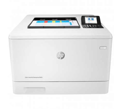 Принтер HP  Color LaserJet Pro M455dn A4, лазерный, цветной, 27стр/мин, 600dpi, 800МГц, 1280Мб, 300+50, AirPrint/USB/Ethernet  , 2400стр/картридж, (3PZ95A)
