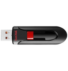USB накопитель 256GB SanDisk Cruzer Glide 3.0 USB 3.2 Gen 1, черный/красный