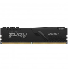 Модуль памяти Kingston FURY Beast Black Gaming Memory KF436C18BB/16 16GB DDR4 3600 DIMM Non-ECC, CL18, 1.35V,  2Gx8, RTL, {25} (319767)