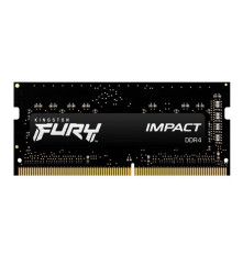 Модуль оперативной памяти Kingston 8GB FURY Impact Gaming DDR4 3200Mhz SO-DIMM, CL20, 1.2V, 1Gx8, RTL