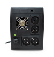 Источник бесперебойного питания Powerman Back Pro 1500Plus, черный