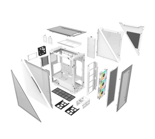 Корпус Thermaltake Divider 500 TG Snow CA-1T4-00M6WN-01