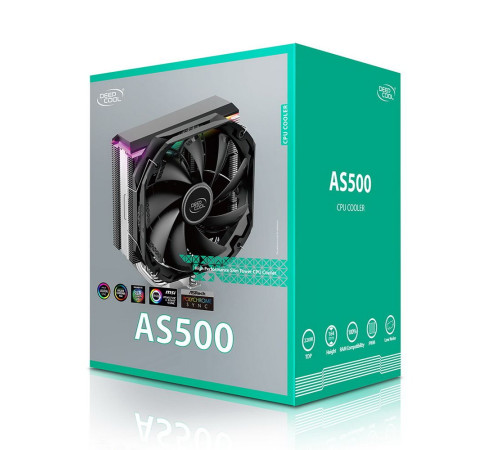 Вентилятор для процессора Deepcool AS500, черный