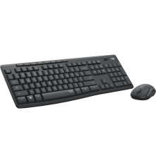 Комплект (клавиатура/мышь) беспроводной Logitech MK295 Silent Combo, черный/серый