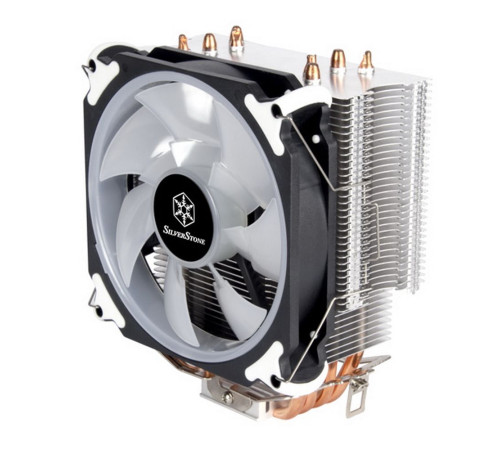 Вентилятор для процессора Silverstone Argon AR12-RGB, черный