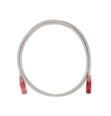 Патч-корд Hyperline U/UTP 5e кат. 1.5 м, серый