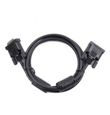 Кабель DVI-D single link Cablexpert CC-DVI-BK-6, 19M/19M, 1.8 м, черный, экран, феррит. кольца