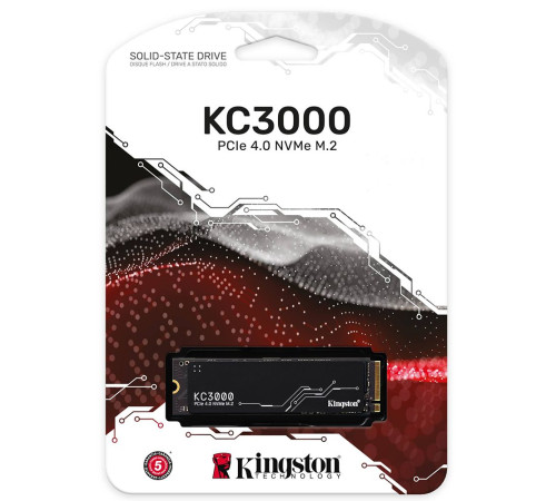 Твердотельный накопитель KingstonKC3000, 1TB, M.2(22x80mm)