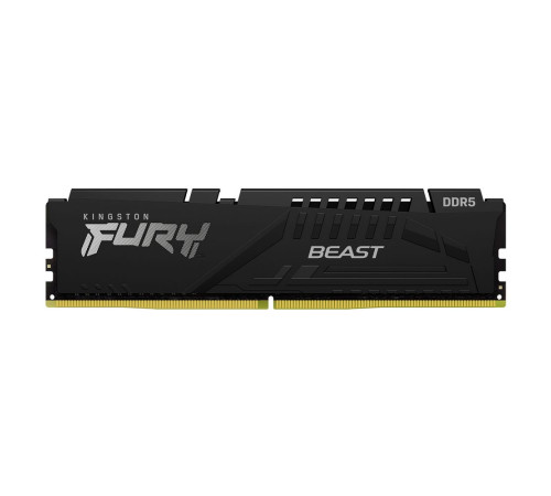 Модуль оперативной памяти Kingston 16GB FURY Beast Black DDR5 5200Mhz DIMM, CL40, 1.25V, 1RX8, RTL