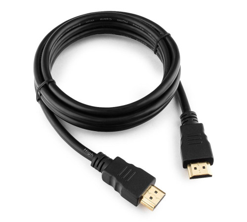 Кабель HDMI Cablexpert CC-HDMI4-5, 1.5 м, v2.0, 19M/19M, черный, позол. разъемы, экран