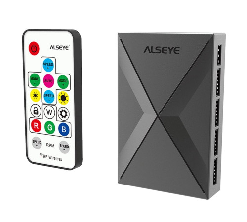 Вентилятор для корпуса ALSEYE CRLS-300DS, белый (комплект 3 шт.)