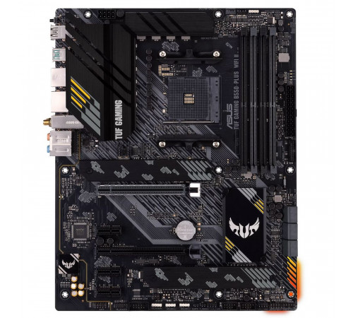 Материнская плата ASUS TUF GAMING B550-PLUS WIFI II AM4 ATX 4xDDR4 2xPCIEx16 3xPCIEx1 2xM.2 HDMI DP 2.5GLAN WIFI RTL (338413)