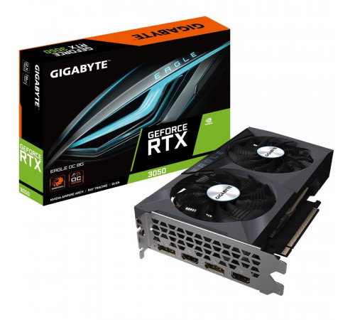 Видеокарта Gigabyte RTX3050 EAGLE OC 8GB, GDDR6/128-bit