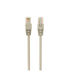 Патч-корд Cablexpert UTP кат.5e, 0.25 м, литой, многожильный, серый