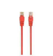 Патч-корд Cablexpert UTP кат.5e, 1.5 м, литой, многожильный, красный