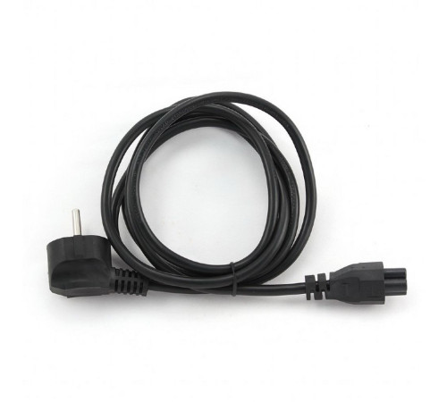 Кабель питания для ноутбуков Cablexpert, 10А, C5 S22 3 х 0.75, 1 м, черный