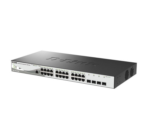 Коммутатор D-Link DGS-1210-28P/ME/B2A, черный