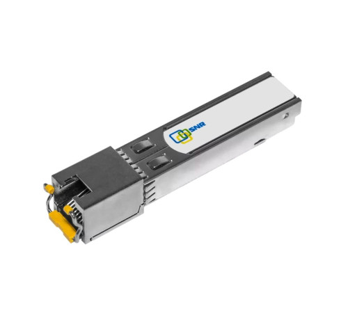 Трансивер SNR SFP-T, 10/100/1000Base-T (1 GbE), UTP, RJ45, up to 100m