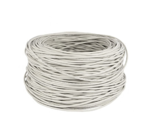 Кабель Cablexpert UTP5e, 4 пары, 0.48 мм, CCA, одножтльный, 305 м, серый