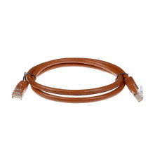 Патч-корд ACD Cat 6, UTP, 26 AWG, 4 Pair, CU, LSZH, 1 м, коричневый