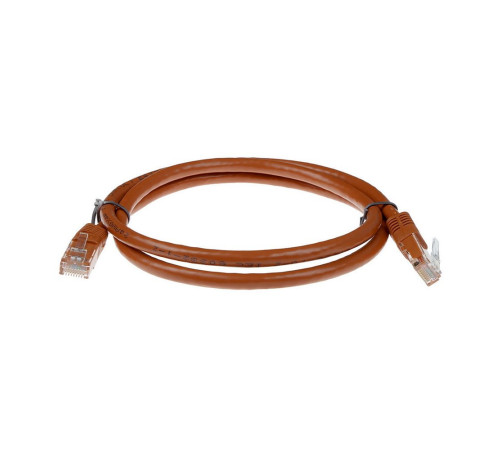 Патч-корд ACD Cat 6, UTP, 26 AWG, 4 Pair, CU, LSZH, 1.5 м, коричневый