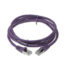 Патч-корд ACD Cat 6a, SSTP, 26 AWG, 4 Pair, CU, LSZH, 1.5 м, пурпурный