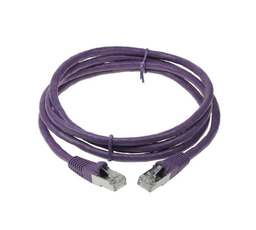Патч-корд ACD Cat 6a, SSTP, 26 AWG, 4 Pair, CU, LSZH, 5 м, пурпурный