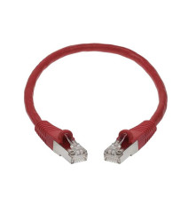 Патч-корд ACD Cat 6a, SSTP, 26 AWG, 4 Pair, CU, LSZH, 0.5 м, вишневый