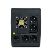 Источник бесперебойного питания Powerman Back Pro 2000, черный