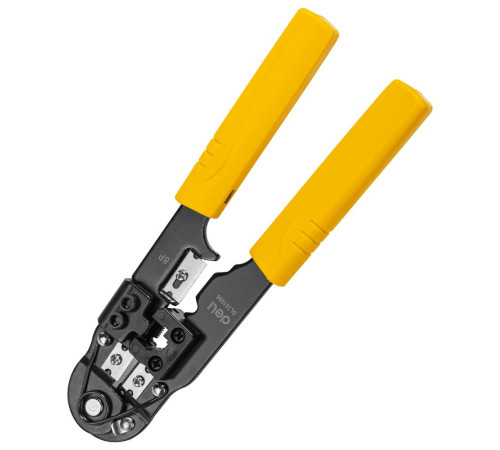 Обжимные клещи Deli  RJ45 Deli DL381008 205мм, зачистка проводов, кусачки и обжимной инструмент 3-в-1
