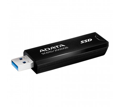 Твердотельный накопитель SSD ADATA 2TB SC610 BOXBLACK/RED  USB 3.2 Gen2 Type-A, 550/500, SC610-2000G-CBK/RD