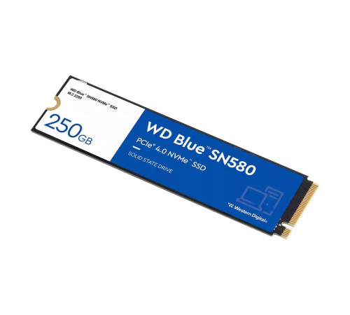 Твердотельный накопитель Western Digital Blue SN580 WDS250G3B0E, 250GB, M.2(22x80mm)