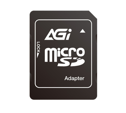 Карта памяти microSDXC 256GB AGI AGI256GGSTF138 UHS-I Class 10 /V30/A2, с адаптером