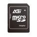 Карта памяти microSDXC 256GB AGI AGI256GGSTF138 UHS-I Class 10 /V30/A2, с адаптером