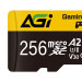 Карта памяти microSDXC 256GB AGI AGI256GGSTF138 UHS-I Class 10 /V30/A2, с адаптером