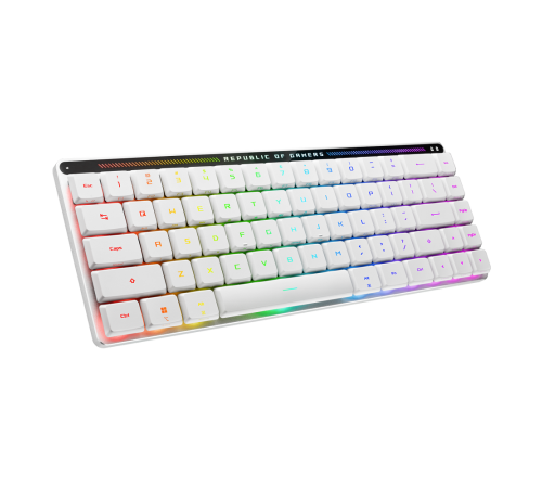 Клавиатура беспроводная игровая ASUS M603 FALCHION RX LP/RLRD/RU (RUS), белый