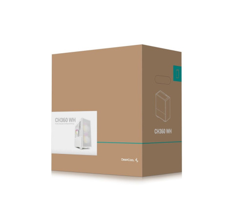 Корпус Deepcool CH360 WH R-CH360-WHAPE3-G-1, белый