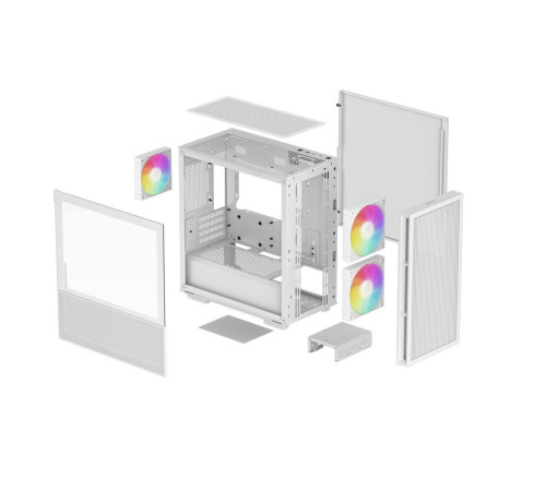 Корпус Deepcool CH360 WH R-CH360-WHAPE3-G-1, белый
