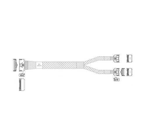 Кабель SuperMicro CBL-MCIO-1235M5FY