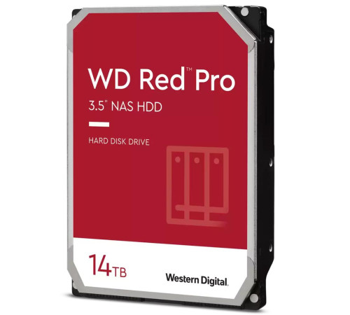 Жесткий диск 14TB Western Digital Red Pro WD142KFGX
