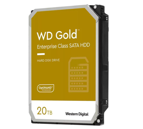 Жесткий диск 20TB Western Digital Gold WD202KRYZ