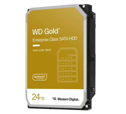 Жесткий диск 24TB Western Digital Gold WD241KRYZ