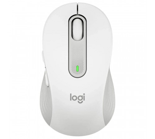 Мышь Logitech Мышь беспроводная Logitech M650 Signature Off White белая, 400-4000 dpi, Bluetooth + 2.4G, 5 кнопок, АА-батарейка, полноразмерная, правый хват