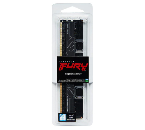 Модуль оперативной памяти Kingston 16GB FURY Renegade Pro Black EXPO DDR5 6400Mhz RDIMM ECC Registered DIMM (Single Module) 1RX8 32-39-39 1.4V 288-pin 16Gbit